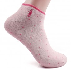 Women's Embroidered Cotton Short Socks